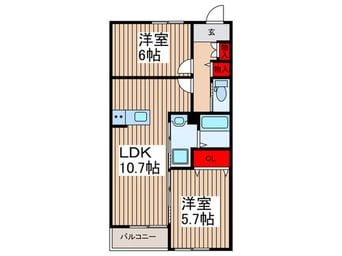 間取図 コンフォルト