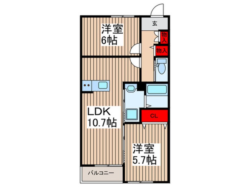 間取図 コンフォルト