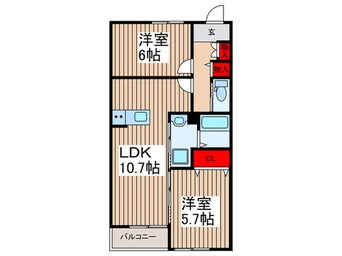 間取図 コンフォルト