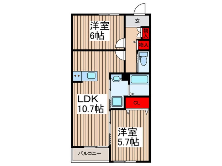 間取図 コンフォルト
