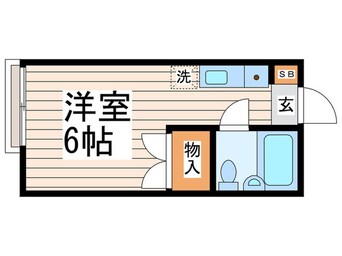 間取図 パステル－Ｆ