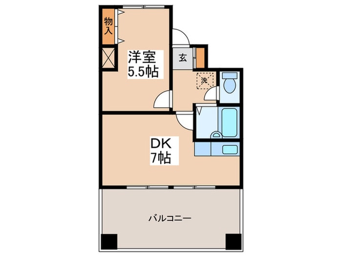 間取り図 サンロ－ド一番館