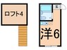 ユナイト市場マルチェロ 1Rの間取り