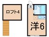 ユナイト市場マルチェロ 1Rの間取り