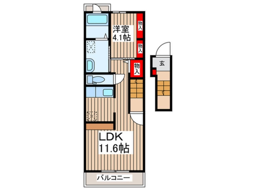 間取図 アンソレイェⅡ