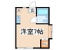雅ハイツ 1Rの間取り