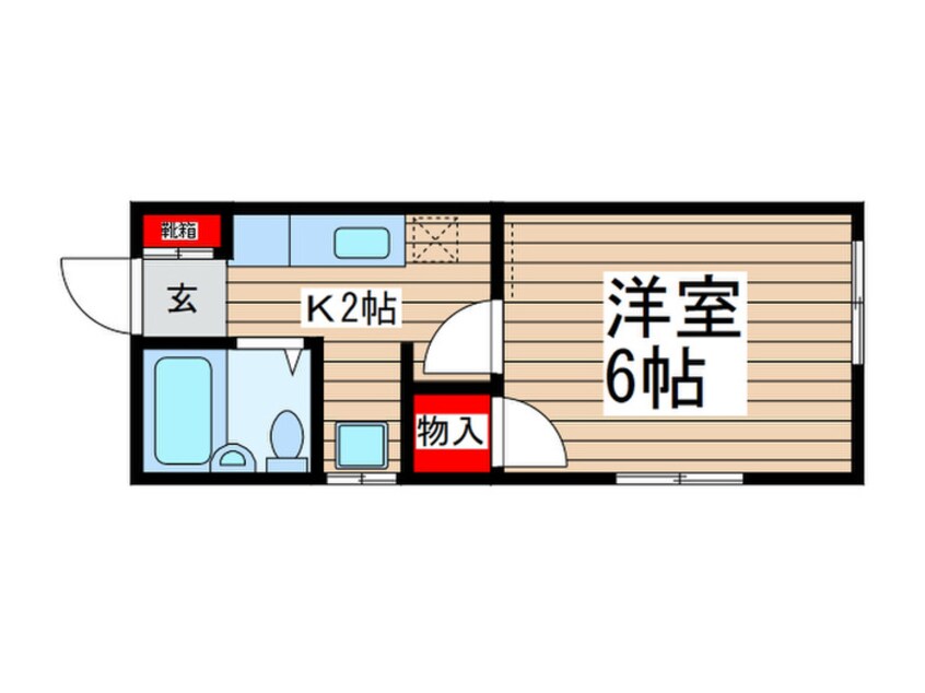 間取図 ヴィラ薬円台