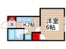 ヴィラ薬円台 1Kの間取り