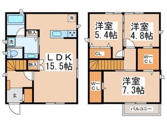 間取図 メゾン・クロシェットD棟