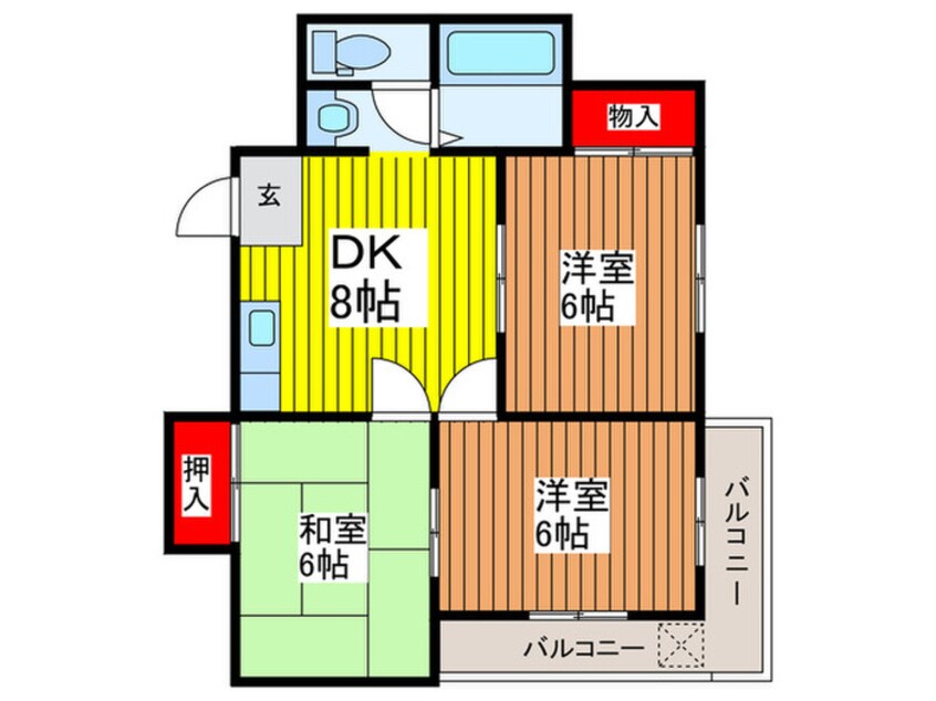 間取図 メゾン吉田