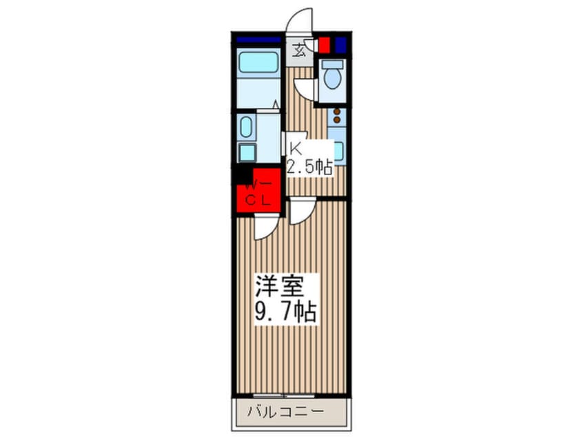間取図 アンプル－ルフェ－ル戸田公園
