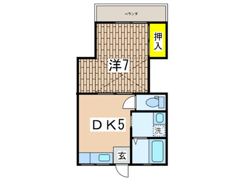 間取図 ヴィラアイリ－ニ