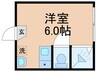 シエスタルイス 1Rの間取り