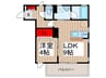 Ｍ´ｓ　Ｍａｎｓｉｏｎ 1LDKの間取り
