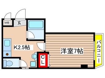 間取図 サンヒルズⅡ