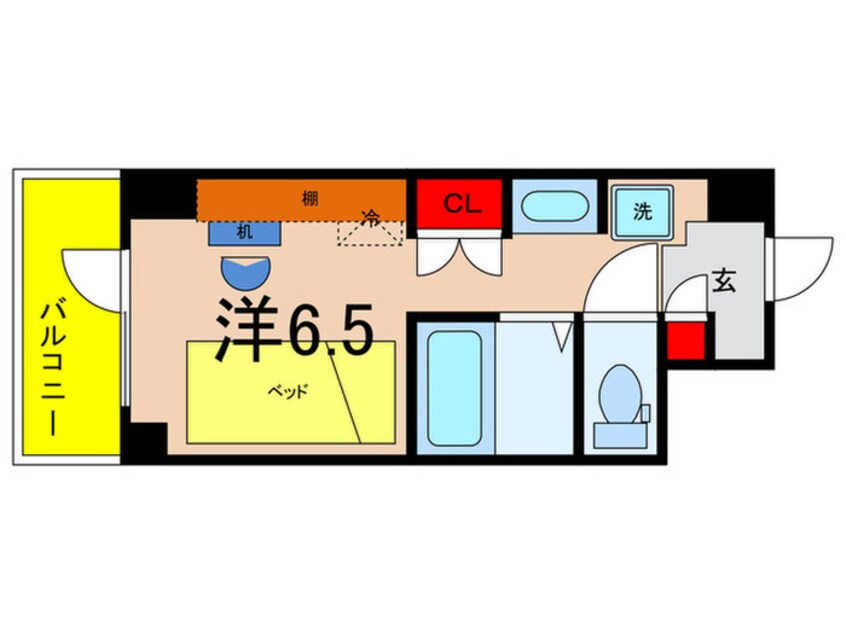 間取図 キャンパスヴィレッジ生田