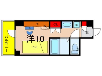 間取図 キャンパスヴィレッジ生田