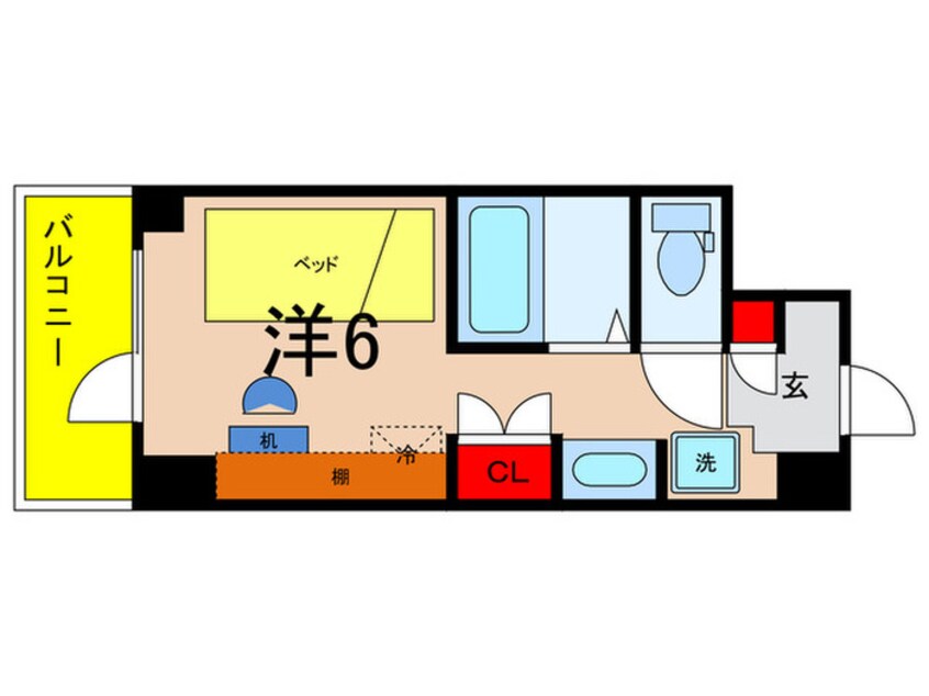 間取図 キャンパスヴィレッジ生田