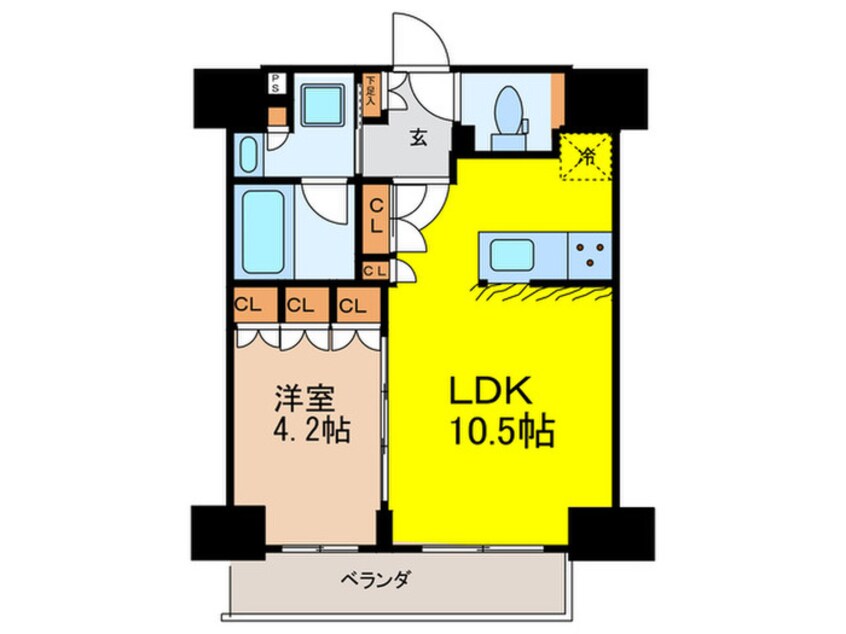 間取図 プラウドフラット渋谷富ヶ谷