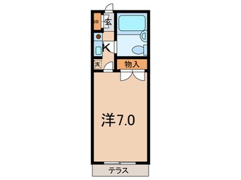 間取図 クリスタル温ハイツ