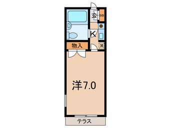 間取図 クリスタル温ハイツ