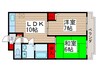 第２東マンション 2LDKの間取り