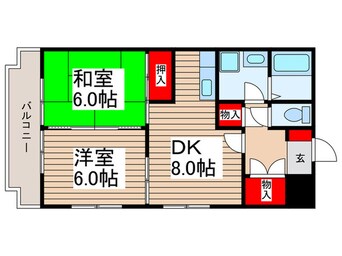 間取図 ビューハイツA