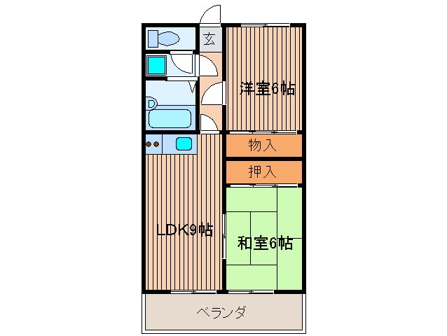 間取り図 エスポワ－ル篠崎