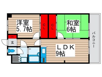 間取図 エスポワ－ル篠崎