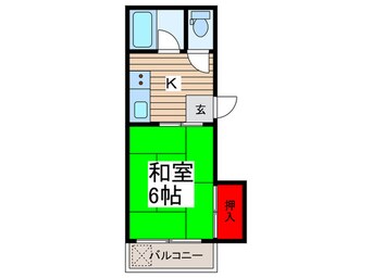 間取図 渋江サンケイハイツ