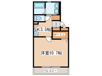 間取図 ドミ－ル矢部
