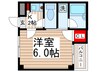 プレシャス西葛西 1Kの間取り