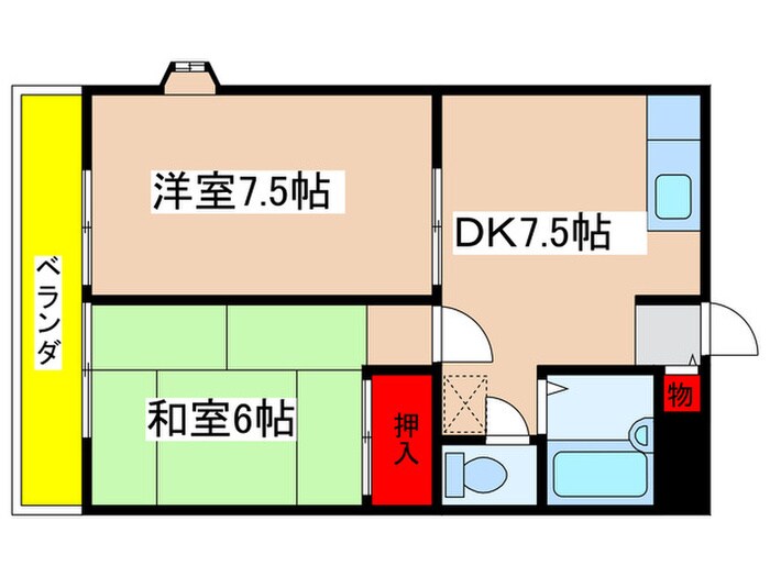 間取り図 サンライズ百合丘