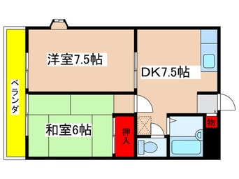 間取図 サンライズ百合丘