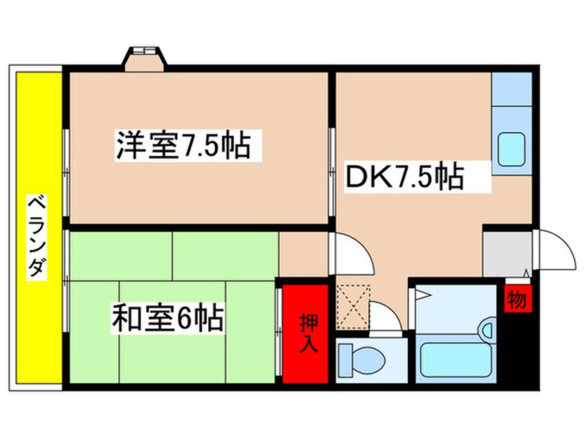 間取図 サンライズ百合丘