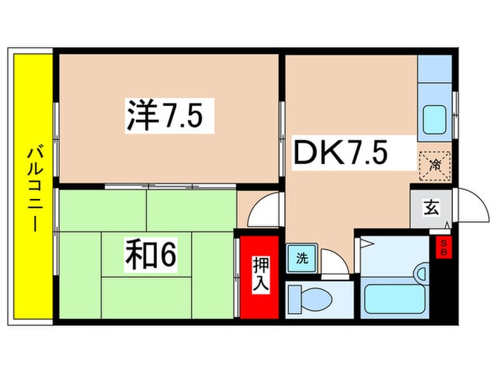 間取り図 サンライズ百合丘