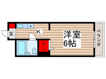 間取図 カ－サデイ北柏