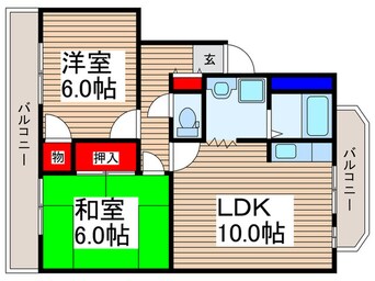 間取図 ガーデンハイツシグマ１