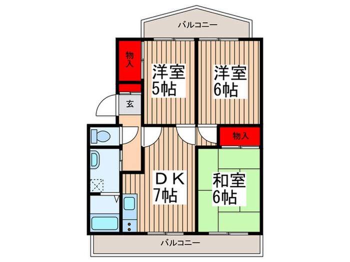 間取り図 ガーデンハイツシグマ１