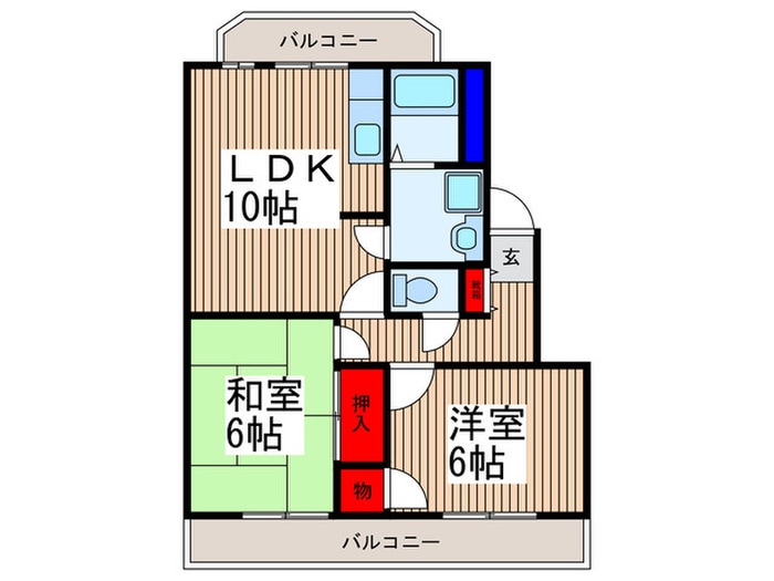 間取り図 ガーデンハイツシグマ１