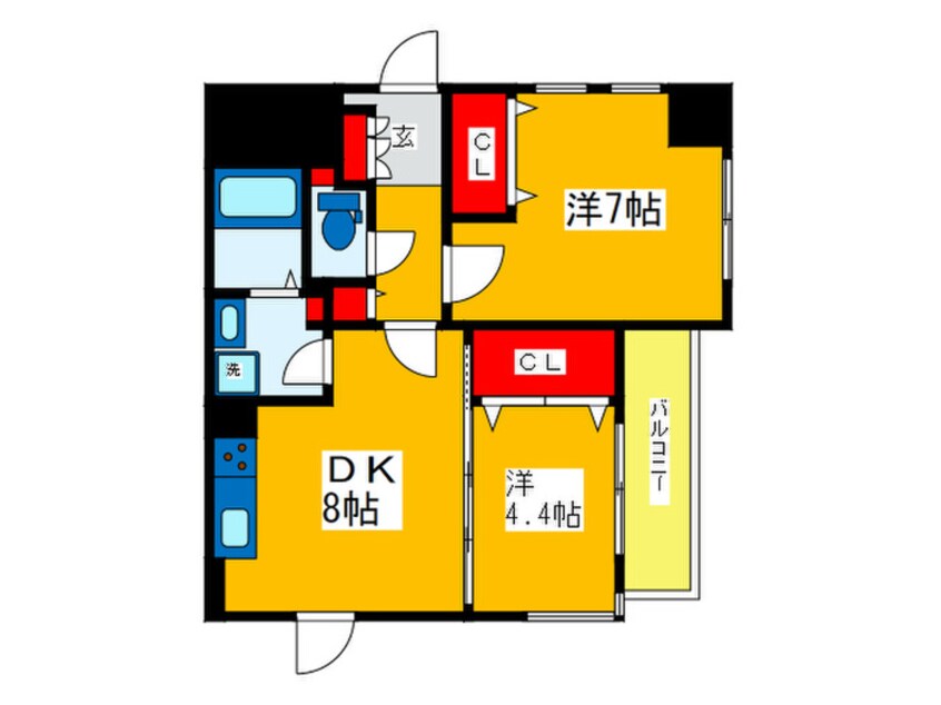 間取図 Sun　Spuring　Tower