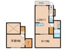ウエストコート浜田山 1LDK+Sの間取り