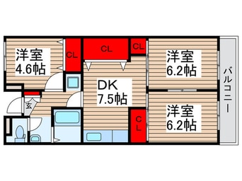 間取図 飯沼ハイツ