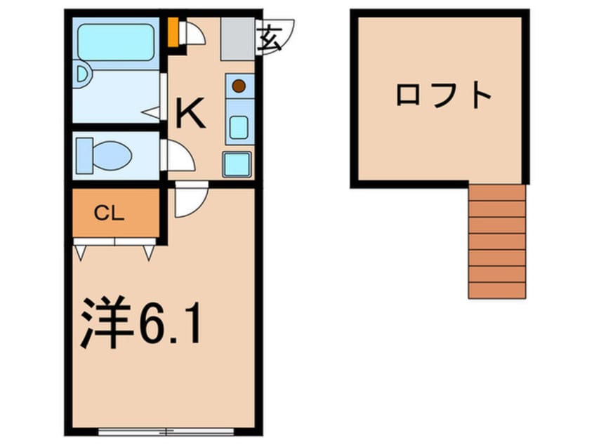 間取図 リヴィエール梶ヶ谷B