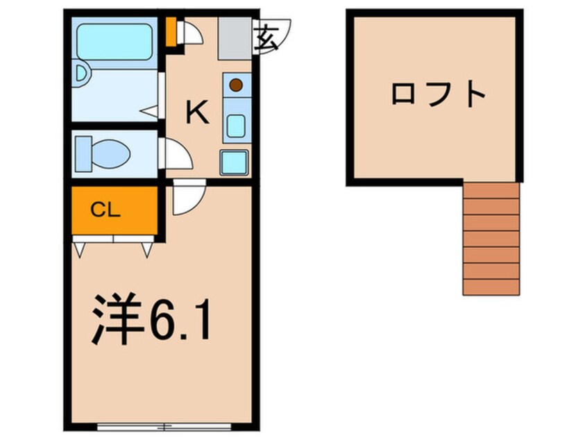 間取図 リヴィエール梶ヶ谷B