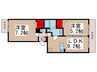 RSA 2LDKの間取り