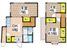 大鋸３丁目４戸建 3DKの間取り