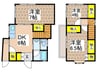 大鋸３丁目４戸建 3DKの間取り
