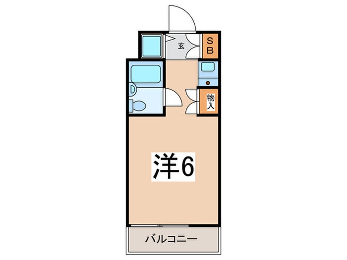 間取り図 ﾗｲｵﾝｽﾞﾏﾝｼｮﾝ新横浜Ｂ館(107)