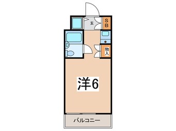 間取図 ﾗｲｵﾝｽﾞﾏﾝｼｮﾝ新横浜Ｂ館(107)
